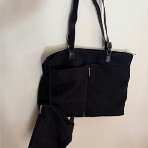 Paloma Picasso Black Tote with Pouch